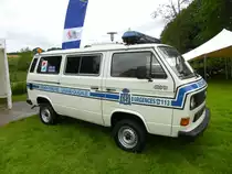 VW T3 Gendarmerie Grand-Ducale bei den Luxembourg Classic Days 2016 in Mondorf