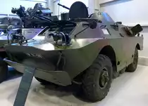 BRDM-2, schwimmf�higer Panzersp�hwagen aus sowjetischer Produktion ab 1966, exportiert in 21 L�nder, Milit�rmuseum Pivka, Juni 2016