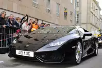 Lamborghini Huracán, in der Innenstadt von Le Mans bei der 22.Fahrer Parade am 17.6.2016
