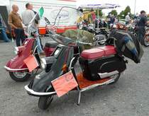 =Heinkel Tourist, ausgestellt bei den Motorrad-Oldtimer-Freunden Kiebitzgrund im Juni 2016