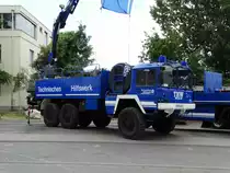 THW Ortsverband Frankfurt MAN 4520 am 17.07.16 beim Osthafen Festival 2016 in Frankfurt