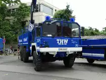 THW Ortsverband Frankfurt MAN 4520 am 17.07.16 beim Osthafen Festival 2016 in Frankfurt