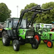 =Deutz DX 3.10, steht bei der Oldtimerausstellung in Gudensberg, Juli 2016