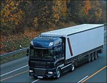 Ein weiterer DAF XF105.460 von BTS ist ebenfalls vermutlich auf dem Heimweg. (07.11.2008)