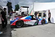 Nr.61 LMP3 LIGIER JS P3 - Nissan, Team Graff in der Provisorischen Boxanlage, Support Race,  ROAD TO LE MANS  bei den 24h Le Mans, 15.6.2016