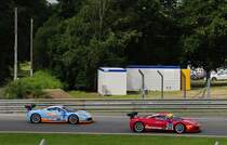 Ferrari Challenge Europa Training am 16.6.2016. , Ferrari 458 Italia, für´s Support Rennen der 84. 24h Le Mans