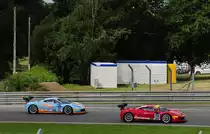 Ferrari Challenge Europa Training am 16.6.2016. , Ferrari 458 Italia, für´s Support Rennen der 84. 24h Le Mans