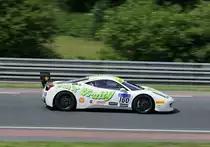 Ferrari Challenge Europa Training am 16.6.2016. Nr.160, Ferrari 458 Italia, für´s Support Rennen der 84. 24h Le Mans