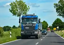 Scania Hängerzug bei Euskirchen - 29.06.2016