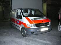 VW T4 des Rettungsdienstes im Erlebnisbergwerk 36460 Merkers anl. des Konzertes  The Best of Classic & Rock  in 500 m Tiefe (Teufe) am 15.11.2008