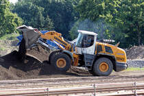 Liebherr Radlader in Haltern am See 18.7.2016
