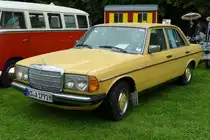 =MB W123, gesehen bei der Oldtimerausstellung in Gudensberg, Juli 2016