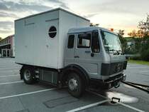 Mercedes-Benz NG 1422 Schausteller Zugmaschine. Regen 24.07.2016