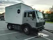 Mercedes-Benz NG 1422 Schausteller Zugmaschine. Regen 24.07.2016