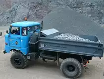 W50LA Transport Schotter im Harz,aufgenommen Bild vom 18.04.2016