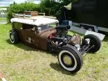 Ford Modell A Tudor Rat Rod auf dem US-Car-Treffen in Stadtbredimus (Lux.) am 02.07.2016