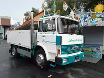 Iveco Magirus Schausteller Zugmaschine. Regen 26.07.2016