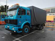 Mercedes-Benz SK 1733 Schausteller Zugmaschine. Regen 26.07.2016