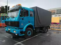 Mercedes-Benz SK 1733 Schausteller Zugmaschine. Regen 26.07.2016