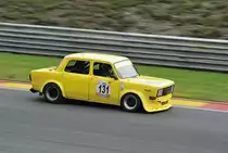 Simca Rally II, auf dem Formel 1-Kurs von Spa-Francorchamps, beim Youngtimer Festival Spa 22-24 July 2016