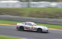 Mitzieher von Peter Fisk, Ferrari 550 Maranello  Pirelli Ferrari formula classic ,im Programm des Youngtimer Festival Spa am 24 July 2016