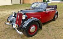 IFA F8 Cabriolet, sehr gut erhalten, tolle Lackierung 31.07.2016 Oldtimerrallye Doberlug-Kirchhain