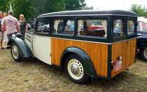 Heckansicht vom IFA F8 Kombi,sehr gut erhalten, 31.07.2016 Oldtimerrallye Doberlug-Kirchhain