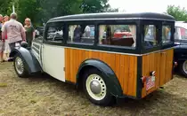 Heckansicht vom IFA F8 Kombi,sehr gut erhalten, 31.07.2016 Oldtimerrallye Doberlug-Kirchhain