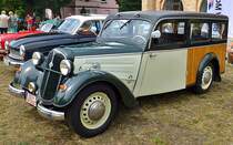 Kombiversion IFA F8,sehr gut erhalten, 31.07.2016 Oldtimerrallye Doberlug-Kirchhain