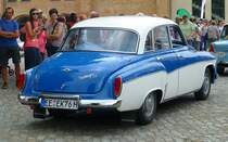 Heckansicht Wartburg 312 Limousine, 31.07.2016 Oldtimerrallye Doberlug-Kirchhain