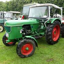 =Deutz D 40, präsentiert bei der Oldtimerausstellung in Gudensberg, Juli 2016