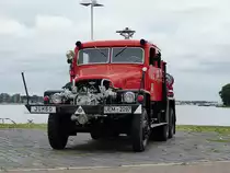 IFA G5 FLF15 der FF Torgelow zu Besuch an der Küste.Zum Deutschen Feuerwehrtag im Stadthafen von Rostock am 28.07.2016 zu sehen.