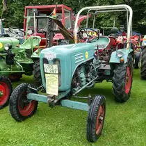 =Kramer KLS 140, Bj. 1960, 13,6 PS, ausgestellt bei der Oldtimerausstellung in Gudensberg, Juli 2016