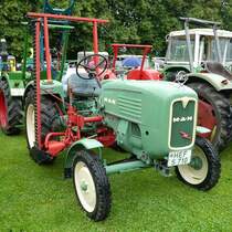 =MAN 2R1, Bj. 1961, steht im Juli 2016 bei den Oldies in Gudensberg