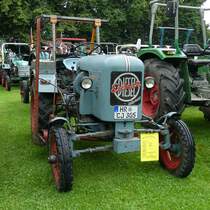 =Eicher ED 14, Bj. 1959, steht bei der Oldtimerausstellung in Gudensberg im Juli 2016