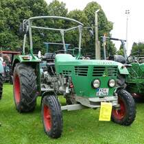 =Deutz D 5006, Bj. 1969, steht bei der Oldtimerausstellung in Gudensberg im Juli 2016