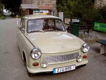 Mein Trabant P 601, Baujahr 1972 vor der Gltzzschtalbrcke

