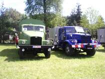 Horch G5 und der Krementschuk Kraz 256 in Oberlungwitz 2007
