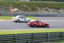Porsche 924 Carrera GTS überholt BMW M3 E30 Rennszene (Youngtimer Trophy B Rennen 2) Youngtimer Festival Spa 24.7.2016