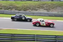 Austin Healey 3000 MK 2 / BMW 325i Rennszene (Youngtimer Trophy B Rennen 2) Youngtimer Festival Spa 24.7.2016