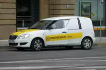 =Skoda Roomster von  PROSEGUR  unterwegs in Leipzig, Juli 2016