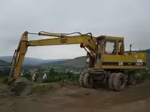 Caterpillar 212B FT auf einer Baustelle in Ayl, 07.06.2009