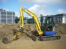 Komatsu PC 35 MR-2 am 25.05.2008 auf einer Baustelle in Luxembourg