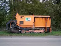 Vögele 6.90 auf einer Baustelle bei Wittlich, 01.11.2006