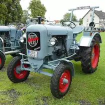 =Eicher ED 16, abgestellt anl. Oldtimerausstellung in Gudensberg, Juli 2016
