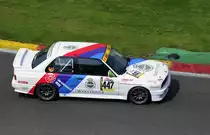 Nr.447 Wolfgang Hartmann im BMW M3 (Youngtimer Trophy B Rennen 2) Youngtimer Festival Spa 24.7.2016