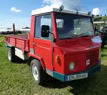 Reform Muli 45, Kleintransporter mit Allradantrieb aus sterreich, Baujahr 1976, 3-Zyl.Diesel von Perkinson, 2500ccm und 45PS, Bulldogtreffen St.Peter, Aug.2016