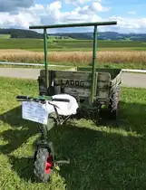 Ladog D6, dreirdriger Kleintransporter, Baujahr 1957, 1-Zyl.Diesel mit 250ccm und 6,5PS, Bulldogtreffen St.Peter, Aug.2016 