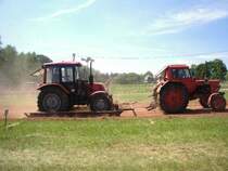 Belarus MTS 80 beim Probepullversuch zum Traktorpulling 2007