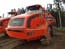 Doosan DA 30 eingesetzt beim Bau der B50n, 10.04.2016